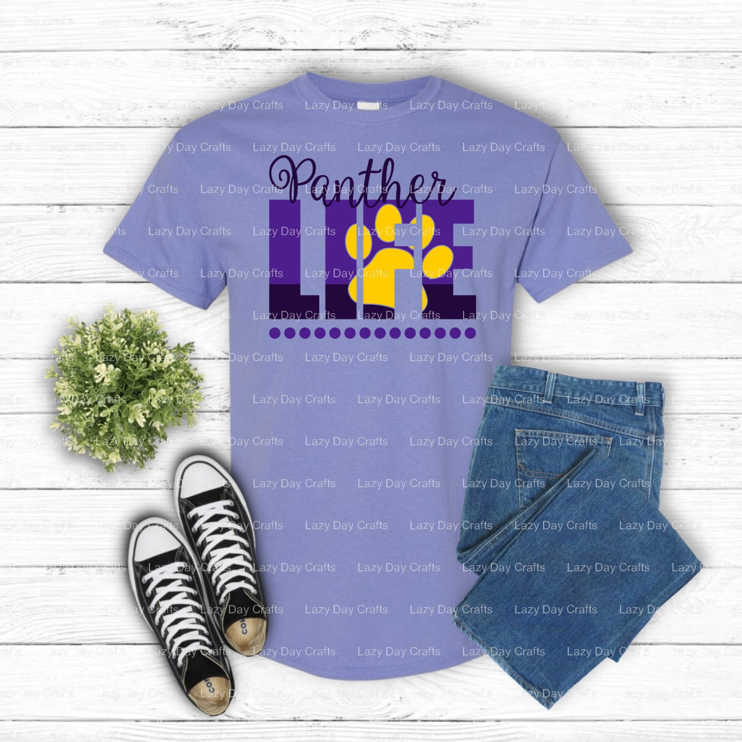 Panther Pride Est. 1957 – School Spirit DTF Transfer (view 1 of 2) – by Lazy Day Crafts – DTF Transfers – School Spirit, A...