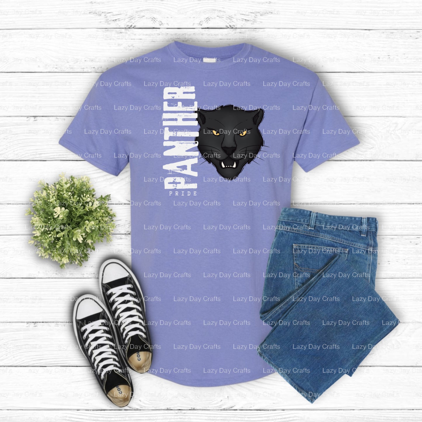 PANTHER PRIDE EST. 1978 – School Mascot DTF Transfer (view 1 of 2) – by Lazy Day Crafts – DTF Transfers – School Spirit, A...