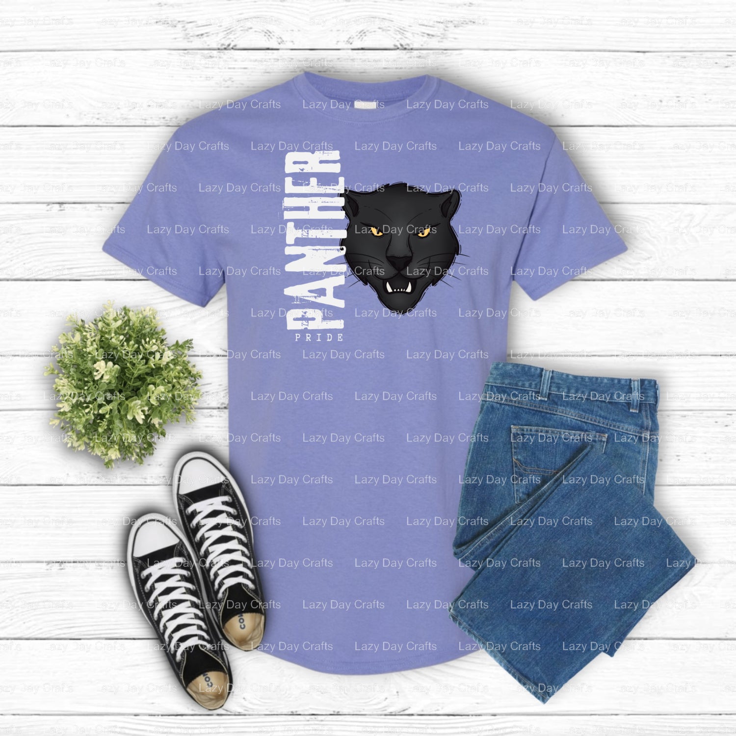 PANTHER PRIDE EST. 1978 – School Mascot DTF Transfer (view 1 of 2) – by Lazy Day Crafts – DTF Transfers – School Spirit, A...