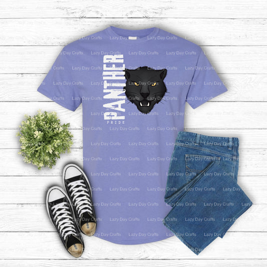 PANTHER PRIDE EST. 1978 – School Mascot DTF Transfer (view 1 of 2) – by Lazy Day Crafts – DTF Transfers – School Spirit, A...