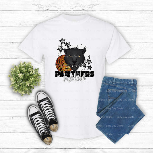 Panthers Baseball – School Mascot DTF Transfer (view 1 of 2) – by Lazy Day Crafts – DTF Transfers – School Mascot, Sports
