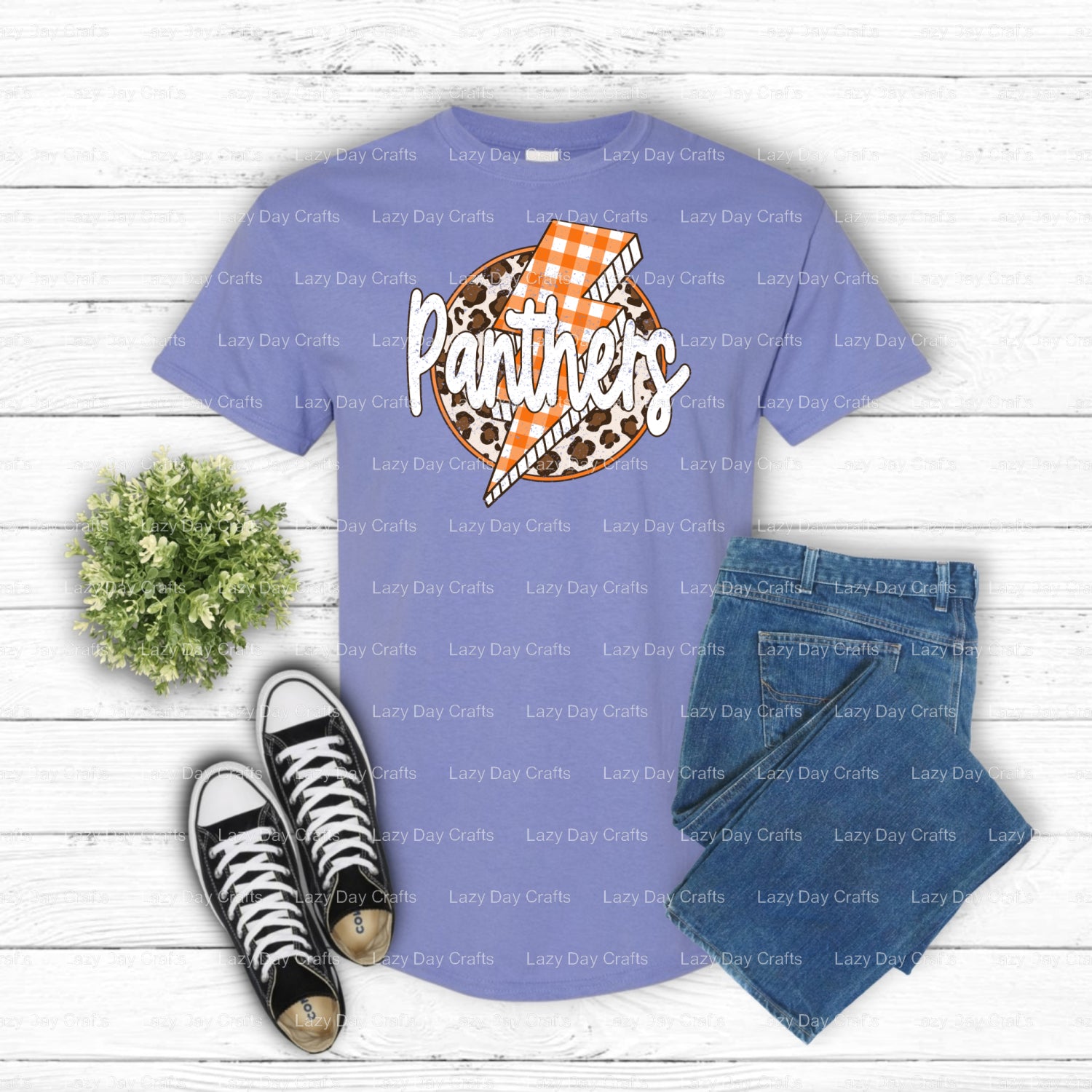 PANTHERS – DTF Transfer (view 1 of 3) – by Lazy Day Crafts – DTF Transfers – DTF Transfers, Premade DTF