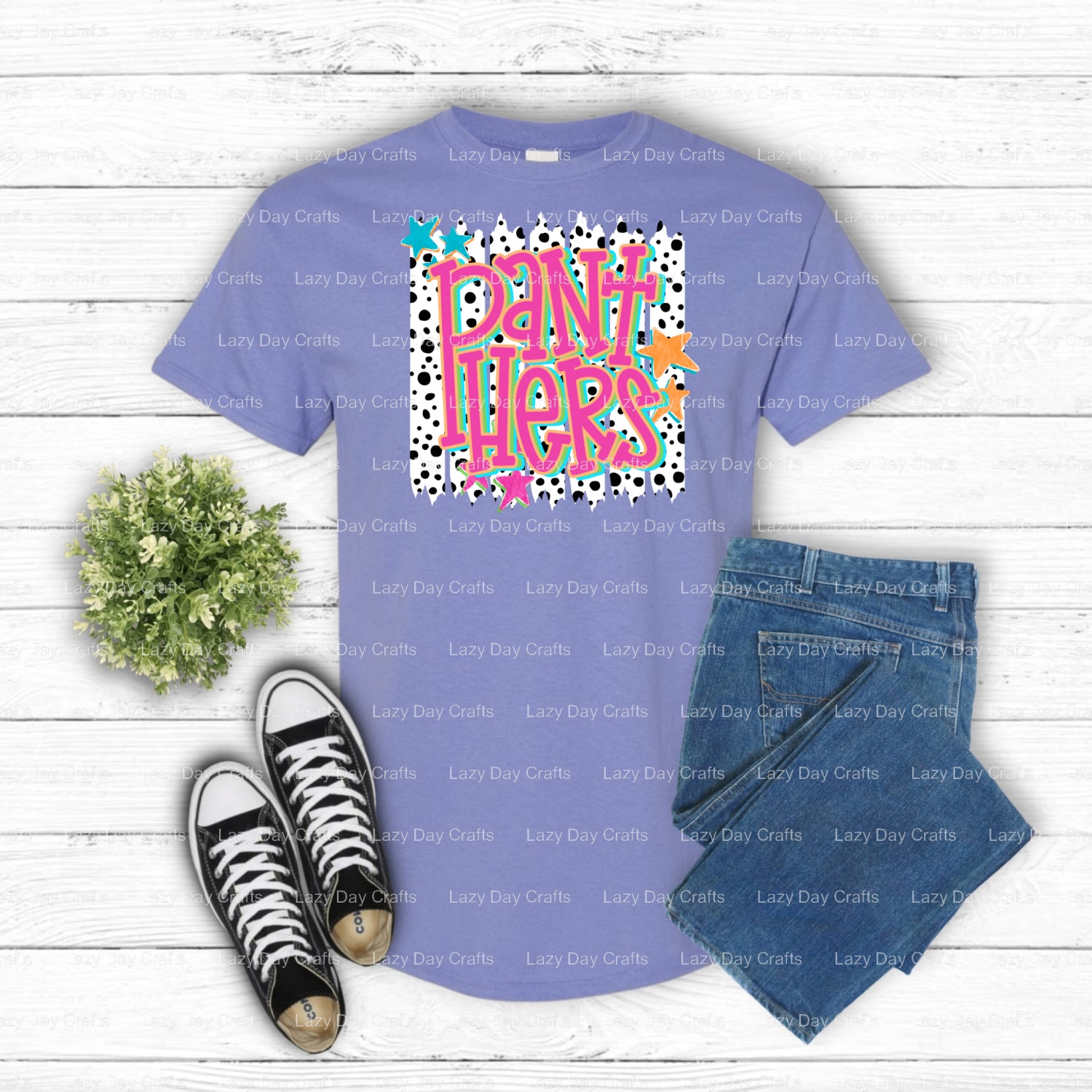 PANTHERS – DTF Transfer (view 1 of 3) – by Lazy Day Crafts – DTF Transfers – DTF Transfers, Premade DTF
