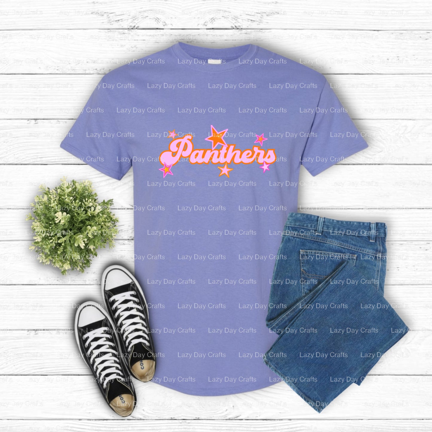 PANTHERS – DTF Transfer (view 1 of 3) – by Lazy Day Crafts – DTF Transfers – DTF Transfers, Premade DTF