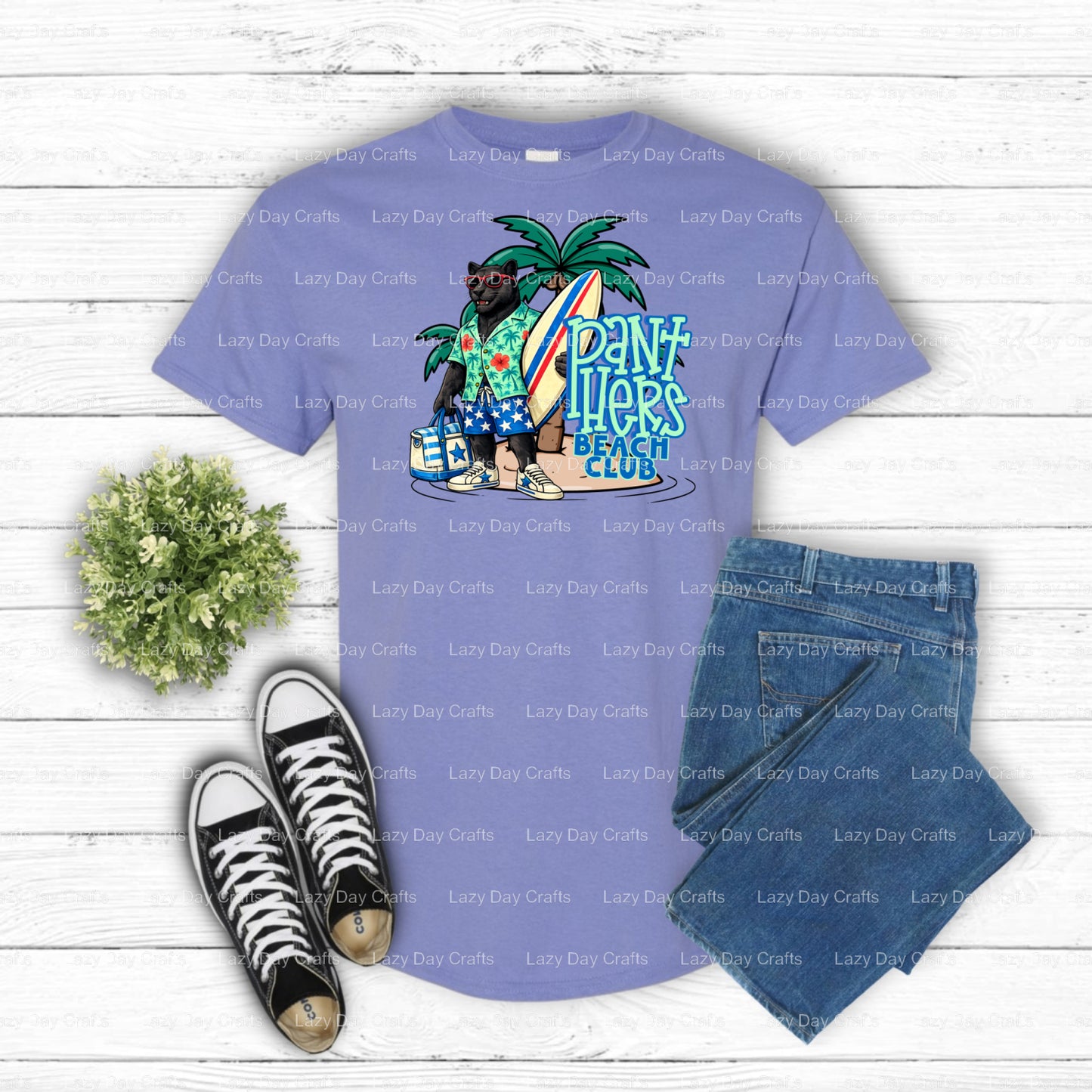 PANTHERS – DTF Transfer (view 1 of 3) – by Lazy Day Crafts – DTF Transfers – DTF Transfers, Premade DTF