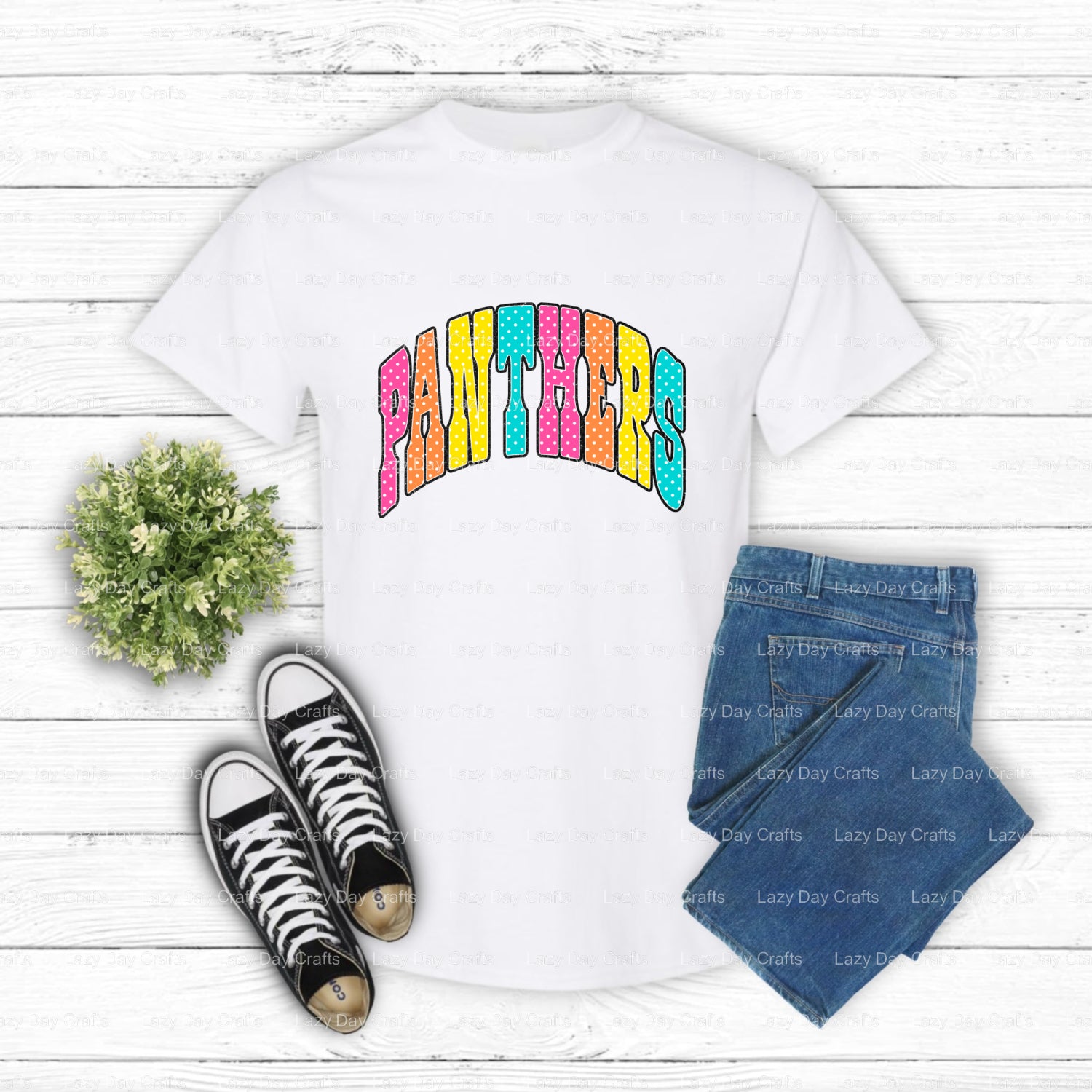 PANTHERS – DTF Transfer (view 1 of 3) – by Lazy Day Crafts – DTF Transfers – DTF Transfers, Premade DTF