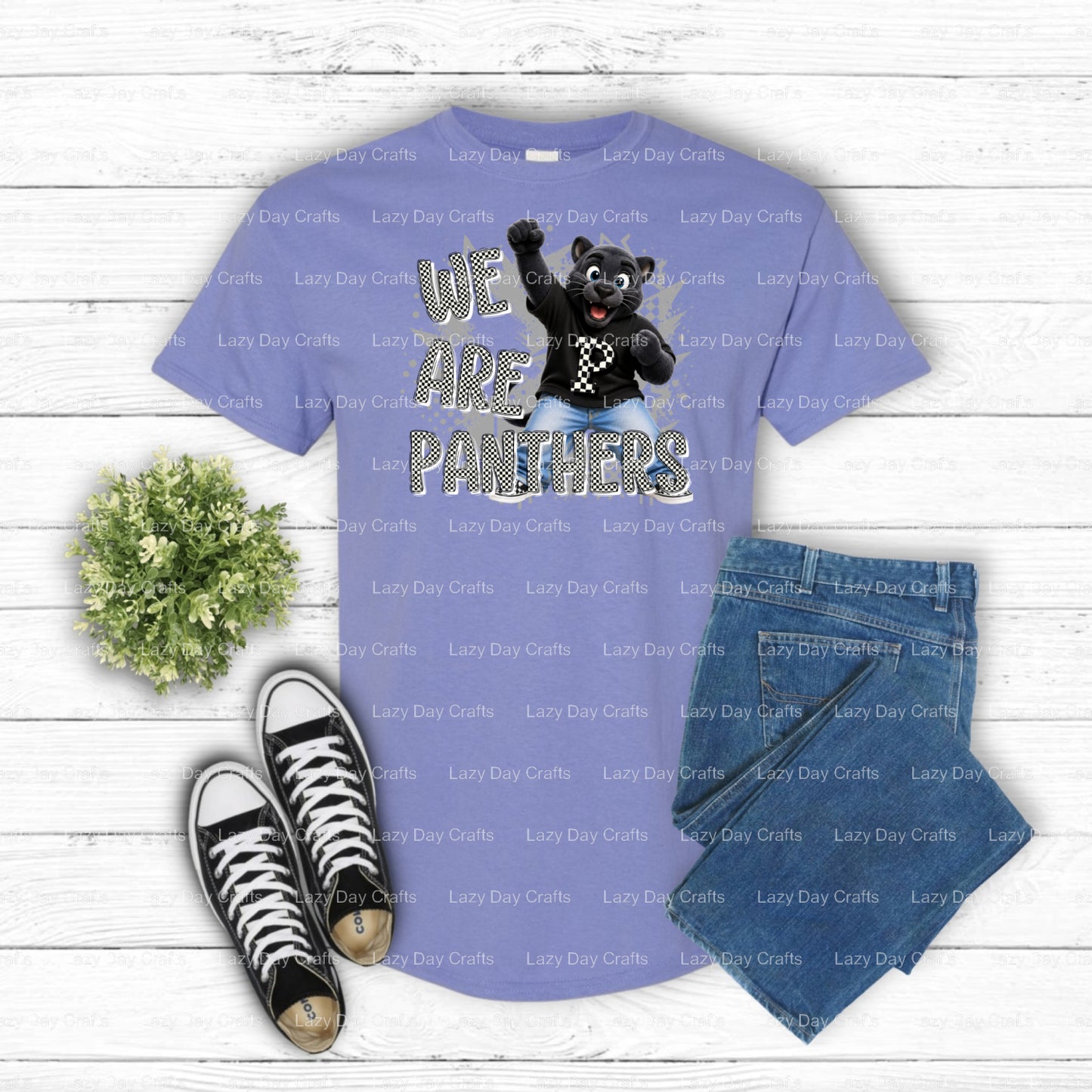 PANTHERS – DTF Transfer (view 1 of 3) – by Lazy Day Crafts – DTF Transfers – DTF Transfers, DTF Transfers