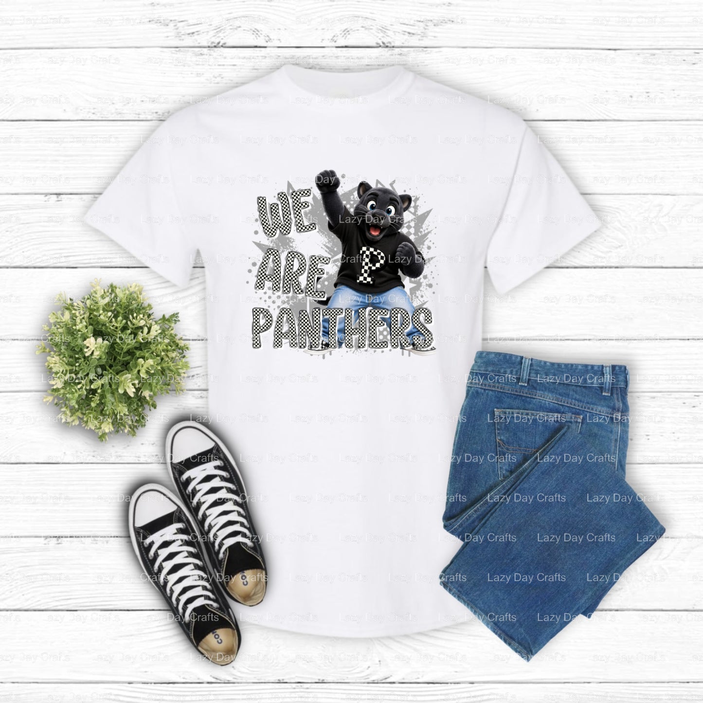 PANTHERS – DTF Transfer (view 2 of 3) – by Lazy Day Crafts – DTF Transfers – DTF Transfers, DTF Transfers