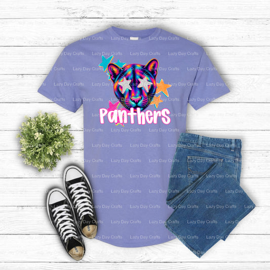 PANTHERS Football Mom – School Spirit DTF Transfer (view 1 of 2) – by Lazy Day Crafts – DTF Transfers – School Spirit, App...