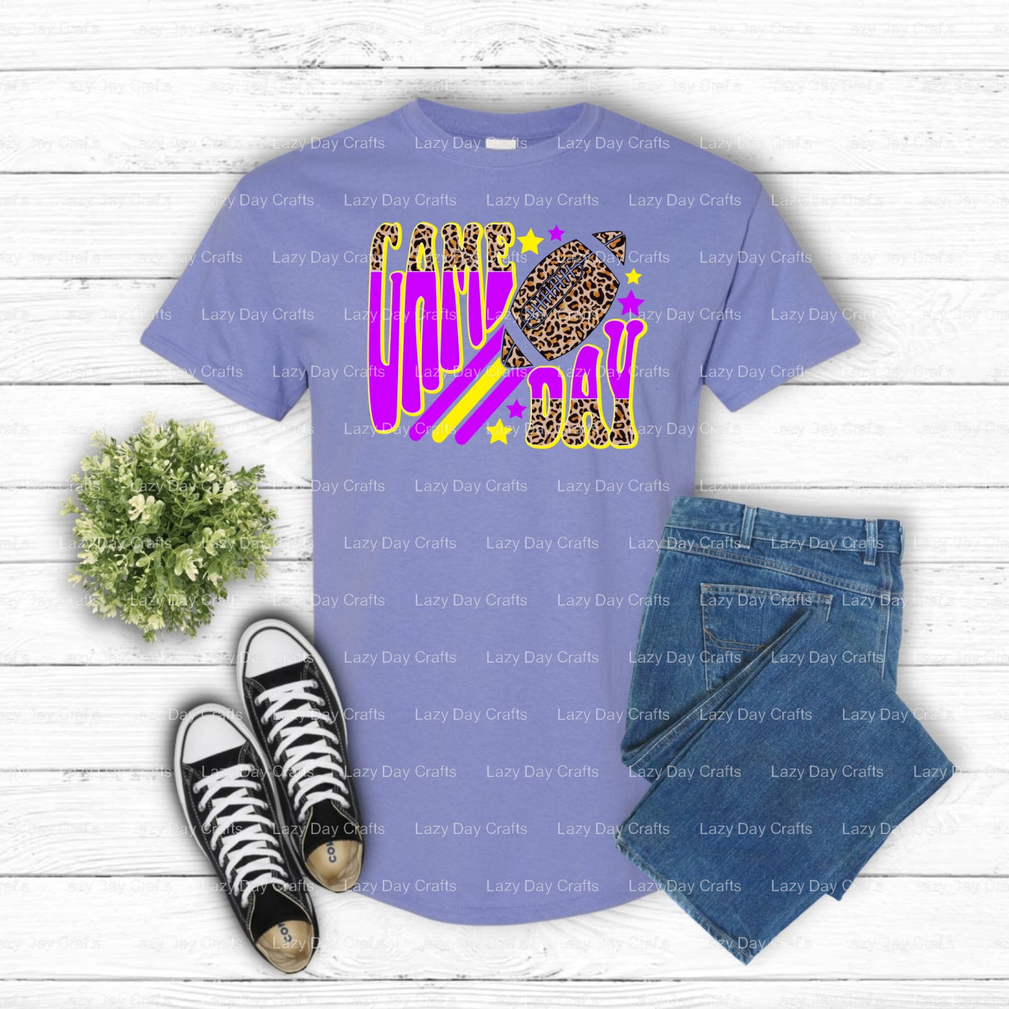 Panthers Mascot Game Day – School Spirit DTF Transfer (view 1 of 2) – by Lazy Day Crafts – DTF Transfers – School Mascot,...