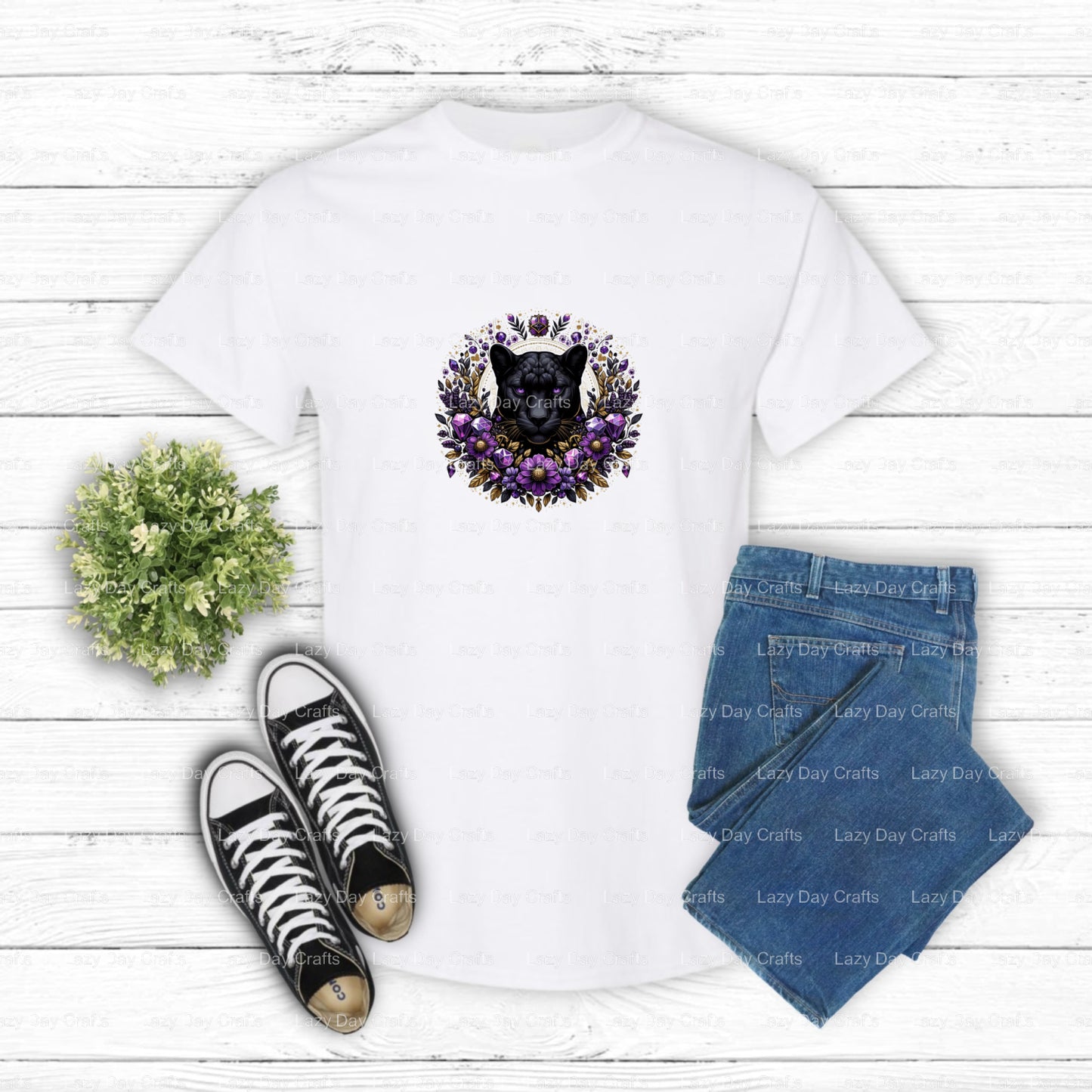 PANTHERS Mascot Head – School Spirit DTF Transfer (view 2 of 2) – by Lazy Day Crafts – DTF Transfers – School Mascot, Scho...