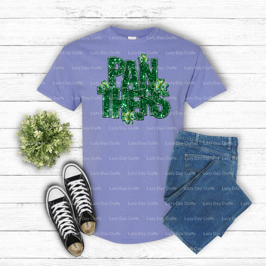 PANTHERS Mascot – School Spirit DTF Transfer (view 1 of 2) – by Lazy Day Crafts – DTF Transfers – School Mascot, DTF Trans...