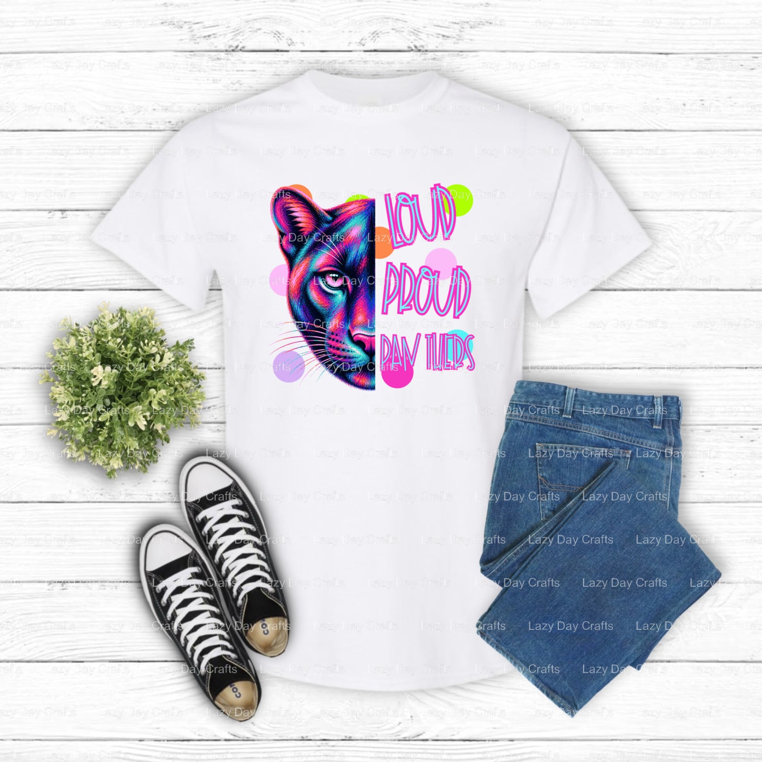 PANTHERS – Premade DTF Transfer (view 1 of 3) – by Lazy Day Crafts – DTF Transfers – DTF Transfers, Premade DTF
