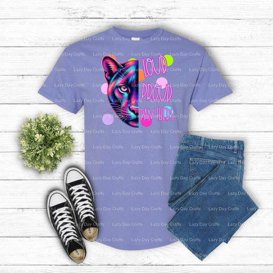 PANTHERS – Premade DTF Transfer (view 3 of 3) – by Lazy Day Crafts – DTF Transfers – DTF Transfers, Premade DTF
