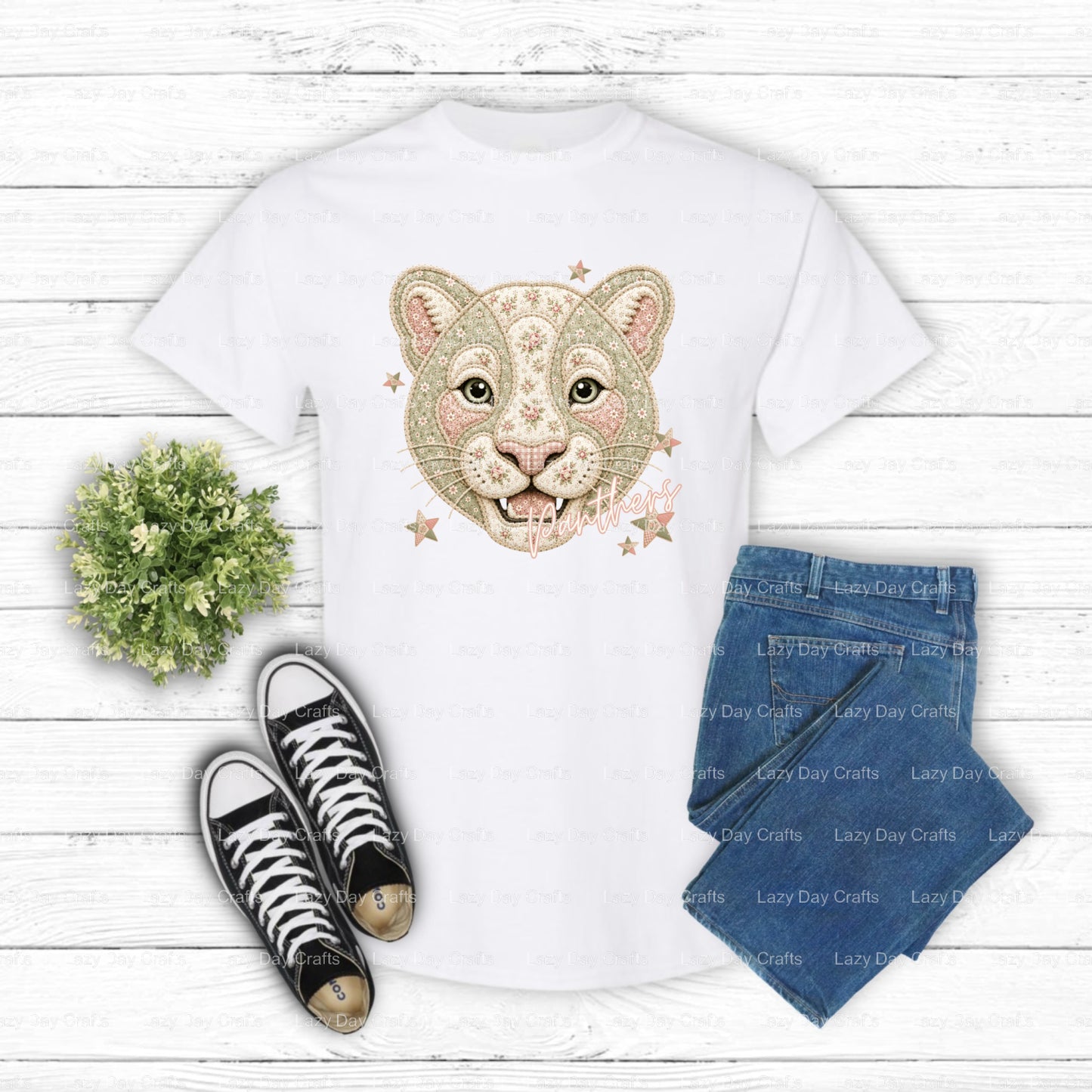 PANTHERS – Ready to Press DTF Transfer (view 3 of 3) – by Lazy Day Crafts – DTF Transfers – DTF Transfers, Premade DTF
