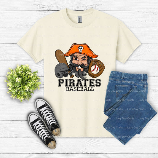 Pirate Ship Sunset Galleon – Adventure DTF Transfer (view 1 of 2) – by Lazy Day Crafts – DTF Transfers – Lazy Day Crafts,...