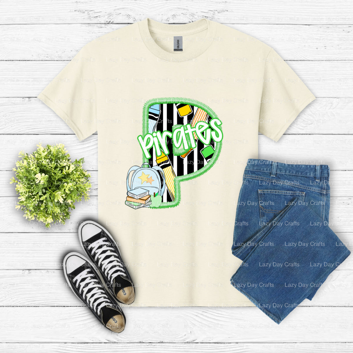 PIRATES Pirate Ship – Lazy Day Crafts DTF Transfer (view 1 of 2) – DTF Transfers – Pirates, Apparel Crafts