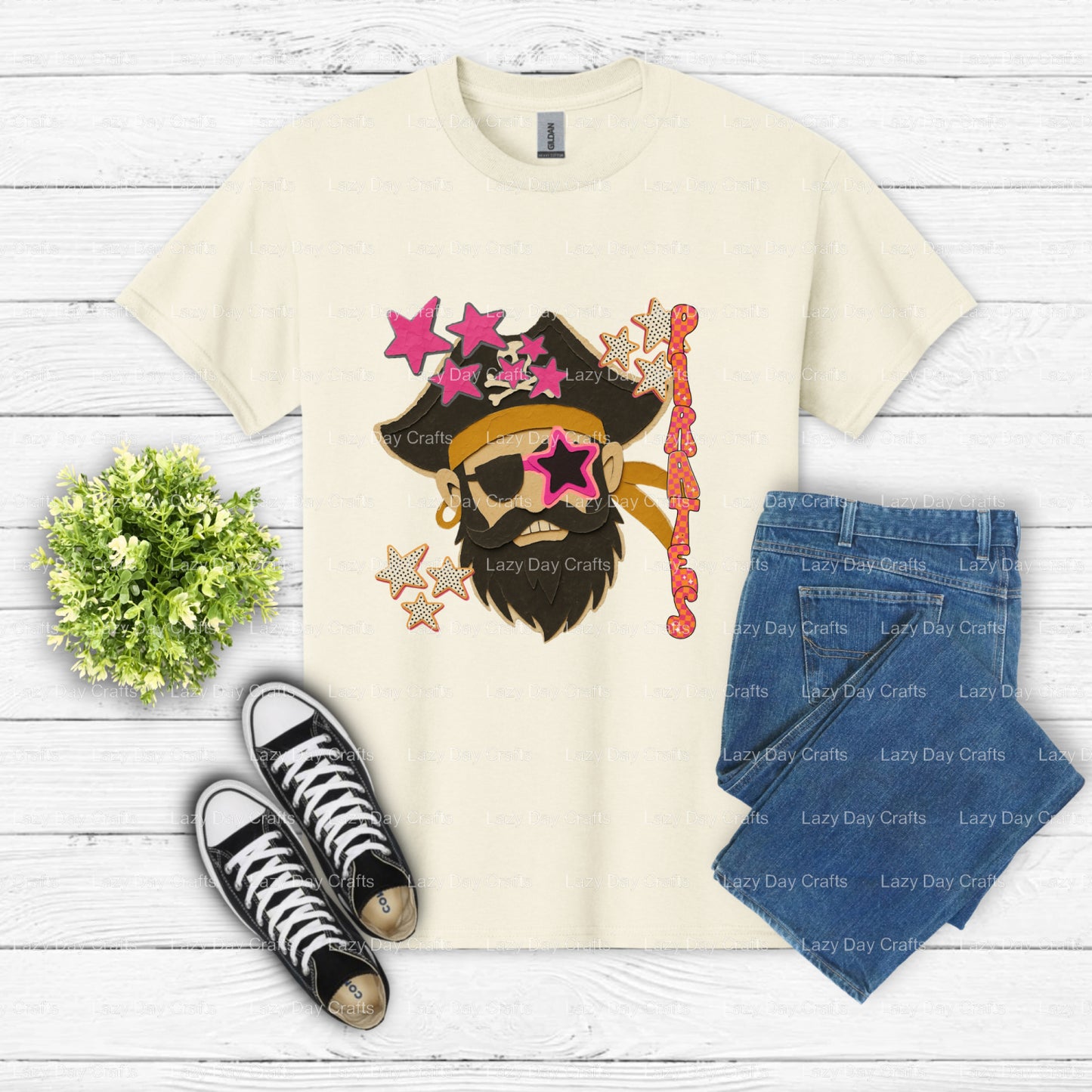 PIRATES Pirate Ship – Lazy Day Crafts DTF Transfer (view 1 of 2) – DTF Transfers – Lazy Day Crafts, DTF Transfers