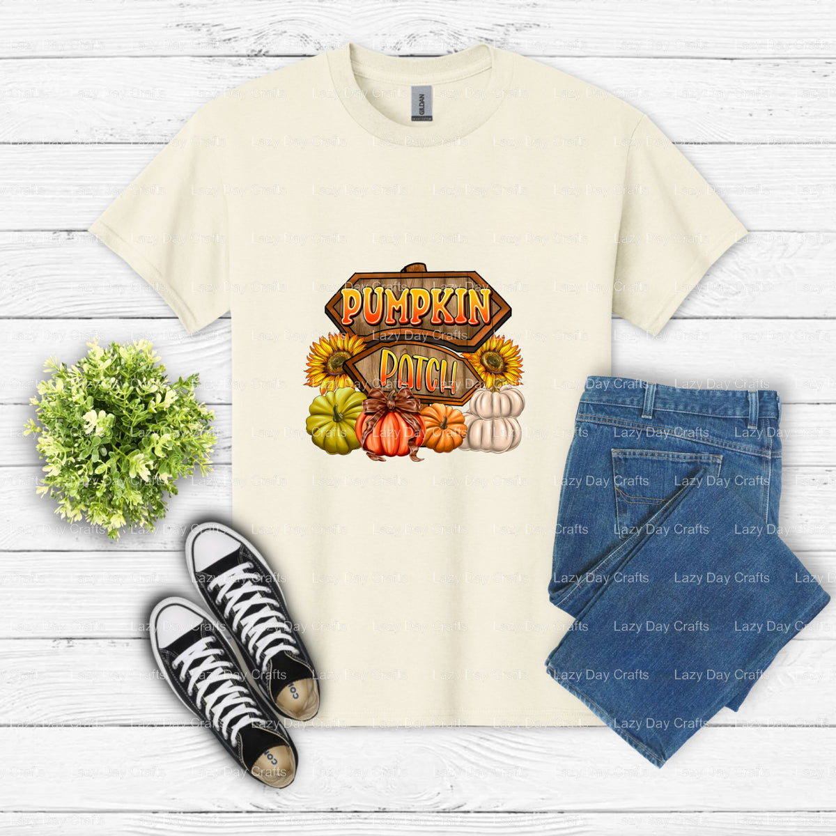 PUMPKIN PATCH – DTF Transfer (view 2 of 2) – by Lazy Day Crafts – DTF Transfers – DTF Transfers, custom apparel