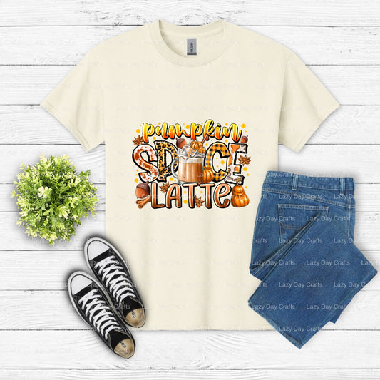 PUMPKIN SPICE & EVERYTHING NICE – DTF Transfer (view 2 of 2) – by Lazy Day Crafts – DTF Transfers – DTF Transfers, custom...