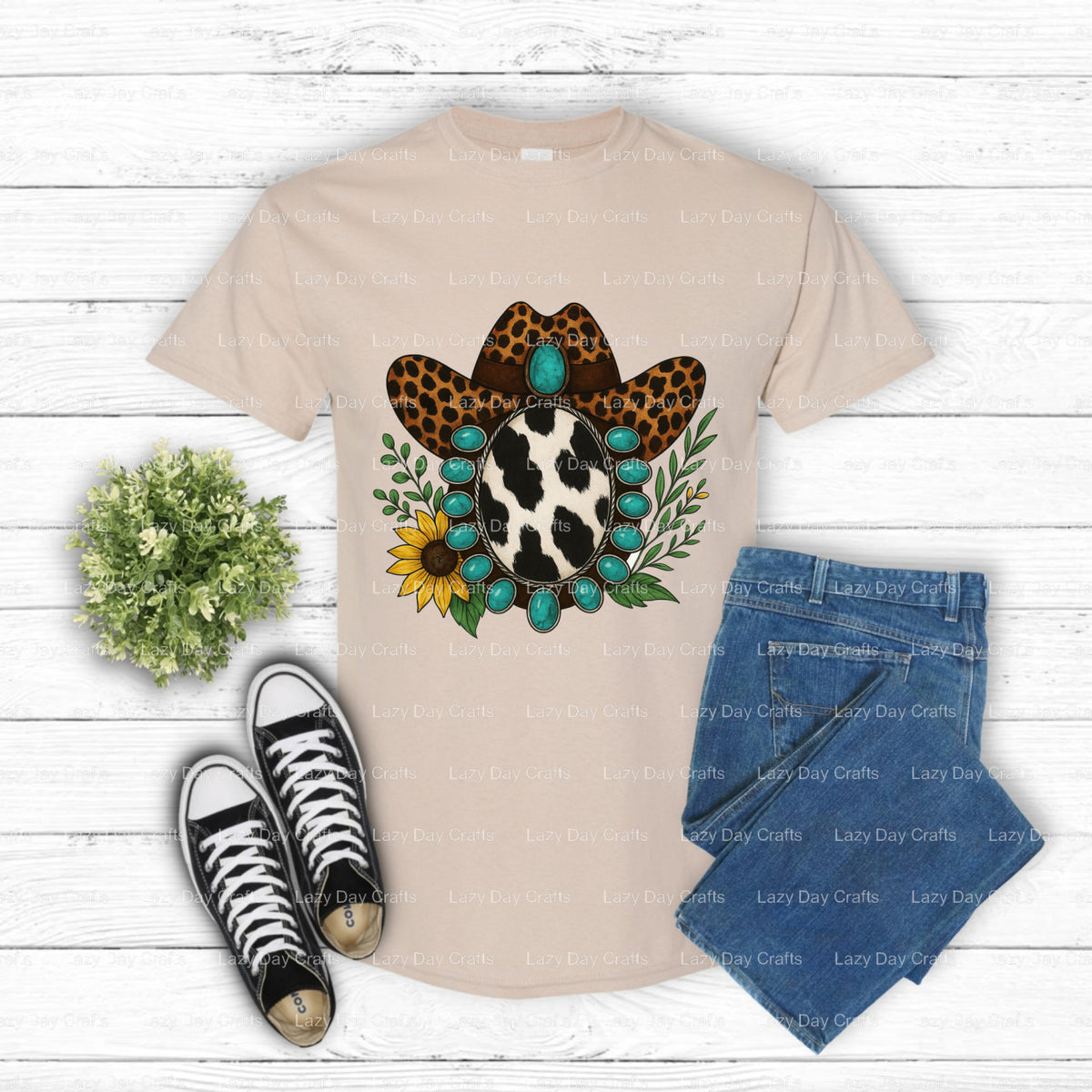 Raise Your Hands If You're Ready For Summer – Western DTF Transfer (view 1 of 2) – by Lazy Day Crafts – DTF Transfers – DT...