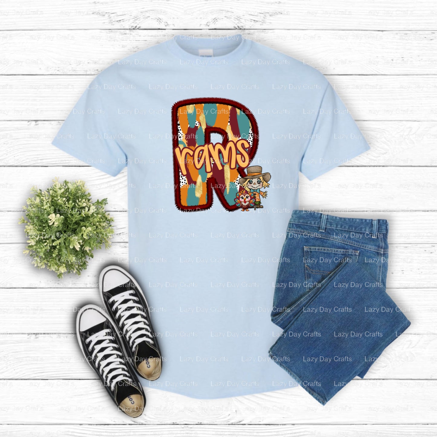 RAMS – DTF Transfer (view 1 of 2) – by Lazy Day Crafts – DTF Transfers – DTF Transfers, Premade DTF