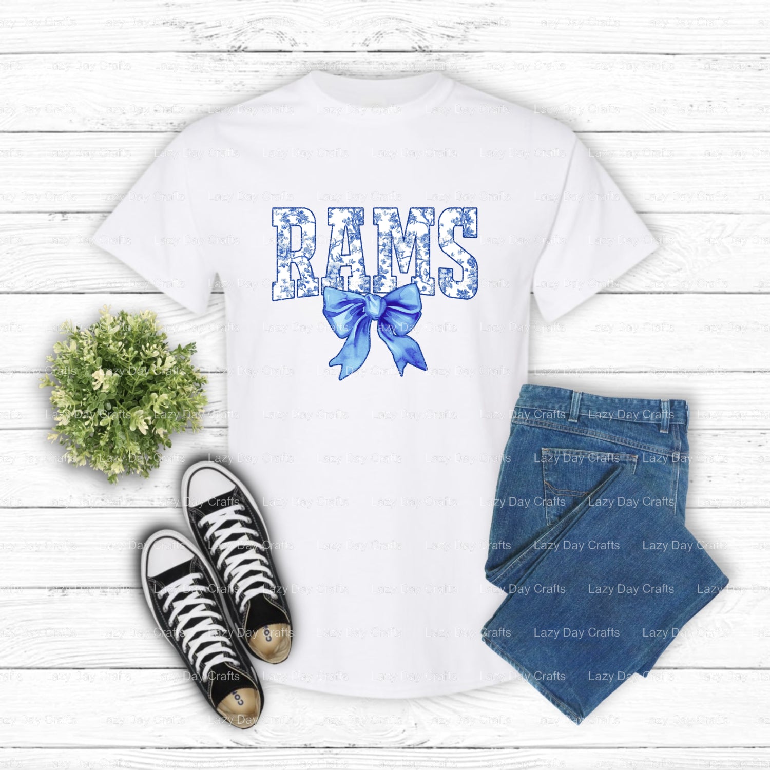 Rams Mascot – DTF Transfer (view 2 of 2) – by Lazy Day Crafts – DTF Transfers – Rams, DTF Transfers