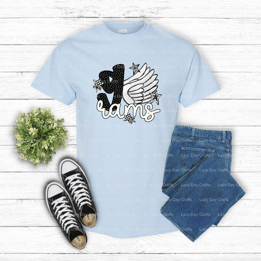 RAMS – Rams DTF Transfer (view 1 of 2) – by Lazy Day Crafts – DTF Transfers – Rams, DTF Transfers