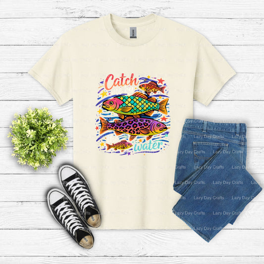 REEL DEAL – Fishing DTF Transfer (view 2 of 2) – by Lazy Day Crafts – DTF Transfers – DTF Transfers, custom apparel