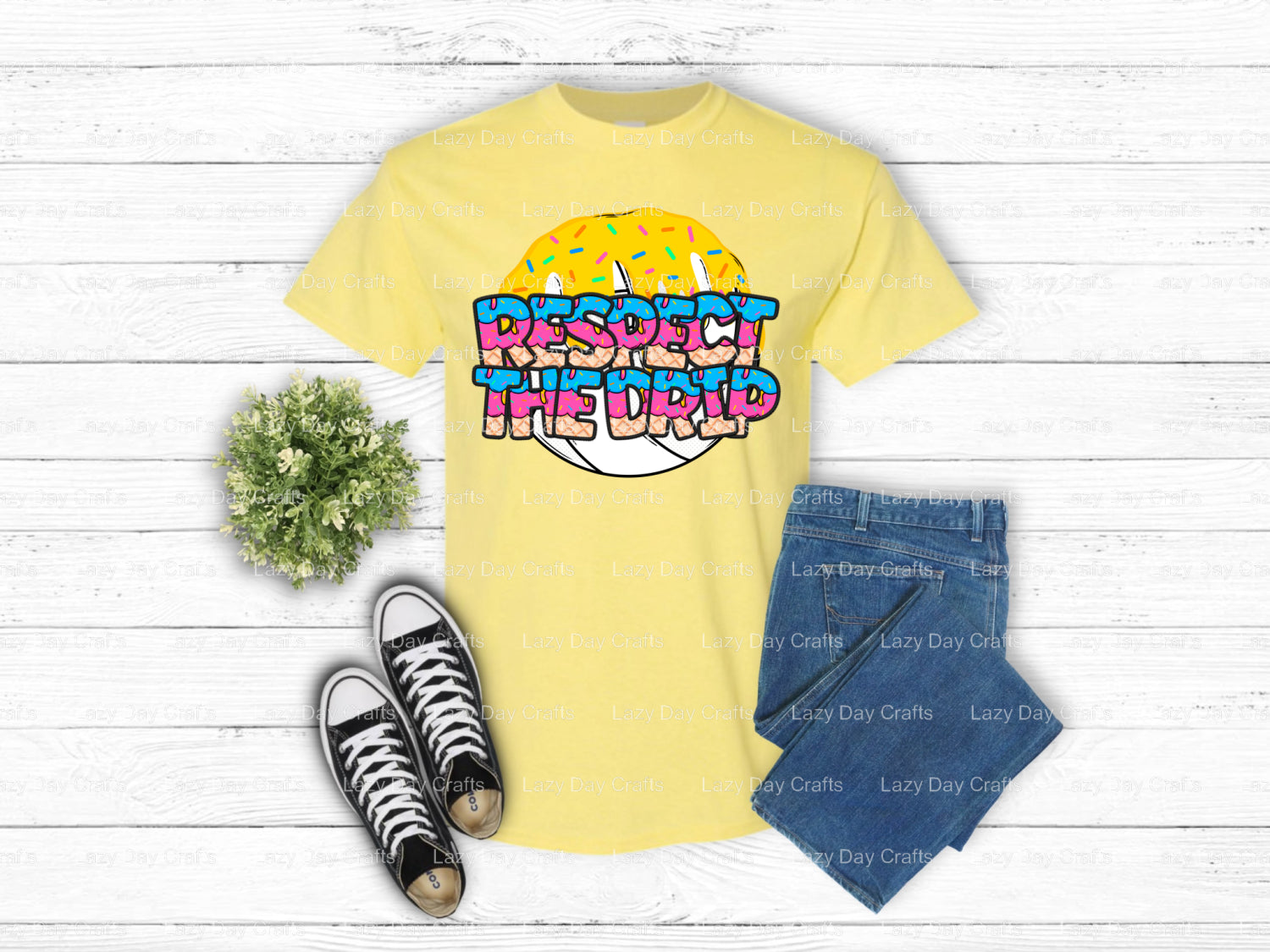 RESPECT THE DRIP VOLLEYBALL – Volleyball DTF Transfer (view 1 of 2) – by Lazy Day Crafts – DTF Transfers – Volleyball, DTF...