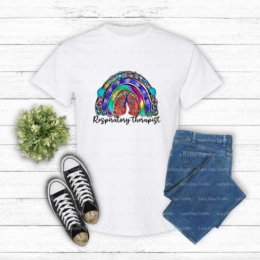 Respiratory Therapist – Nurse DTF Transfer (view 1 of 2) – by Lazy Day Crafts – DTF Transfers – DTF Transfers, custom apparel