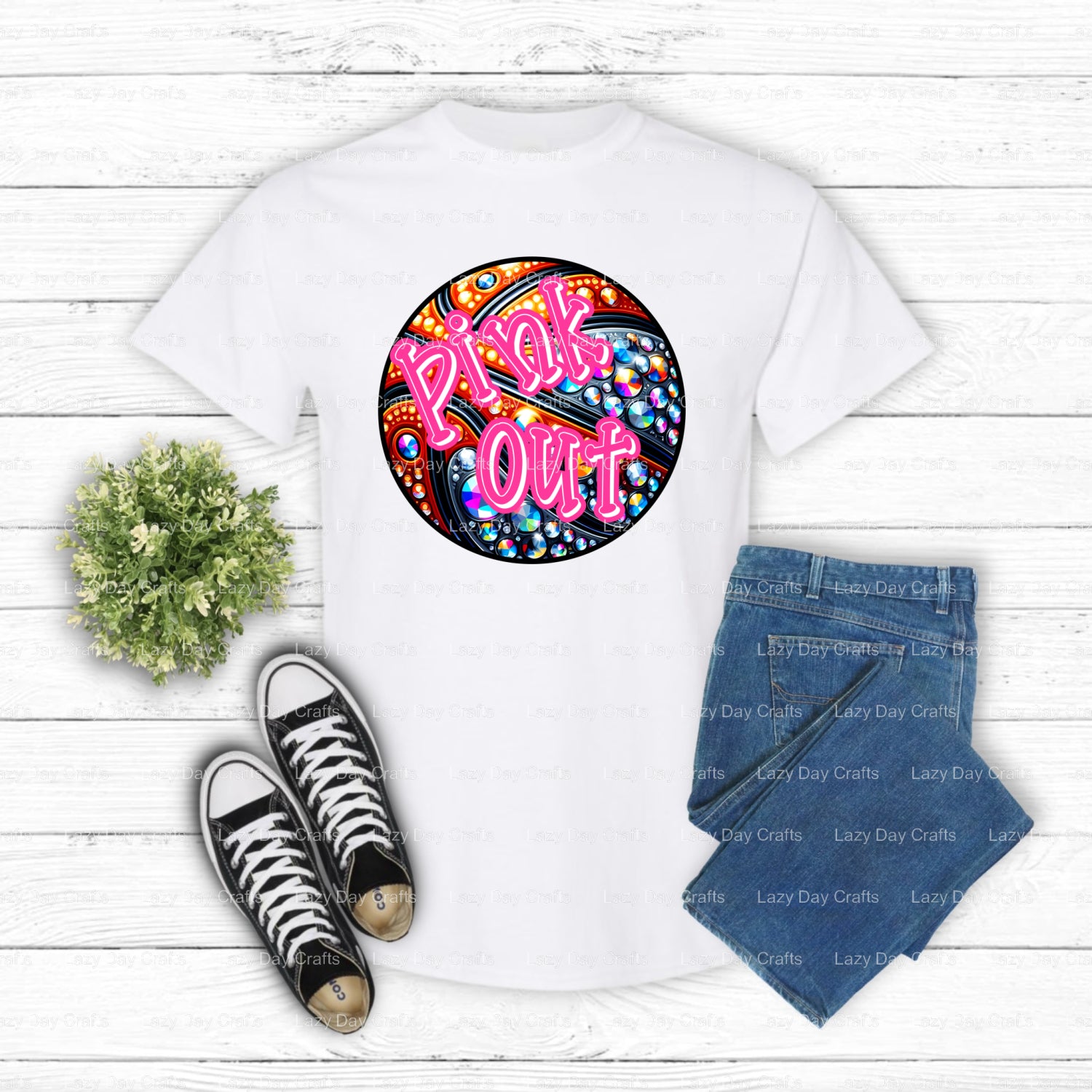 RH BASKETBALL PINK OUT – Basketball Custom Apparel DTF Transfer (view 1 of 2) – by Lazy Day Crafts – DTF Transfers – DTF T...