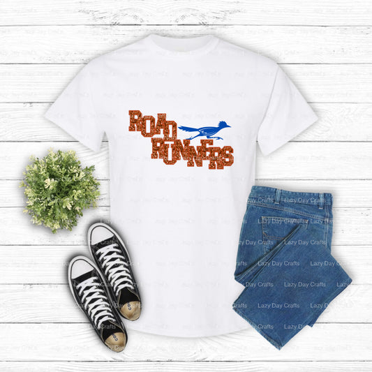ROADRUNNERS Mascot – School Spirit DTF Transfer (view 1 of 2) – by Lazy Day Crafts – DTF Transfers – Road Runner DTF Trans...