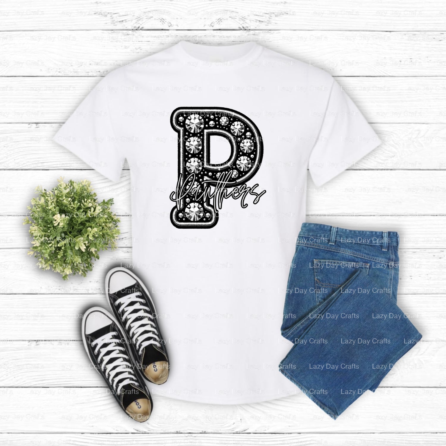 Roaring Panther Head – School Mascot DTF Transfer (view 2 of 2) – by Lazy Day Crafts – DTF Transfers – School Spirit, DTF...