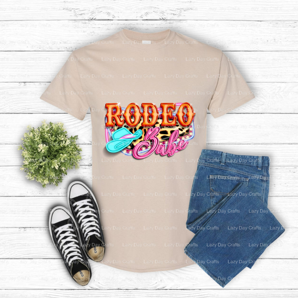 Rodeo Babe – Western DTF Transfer (view 1 of 2) – by Lazy Day Crafts – DTF Transfers – DTF Transfers, Western