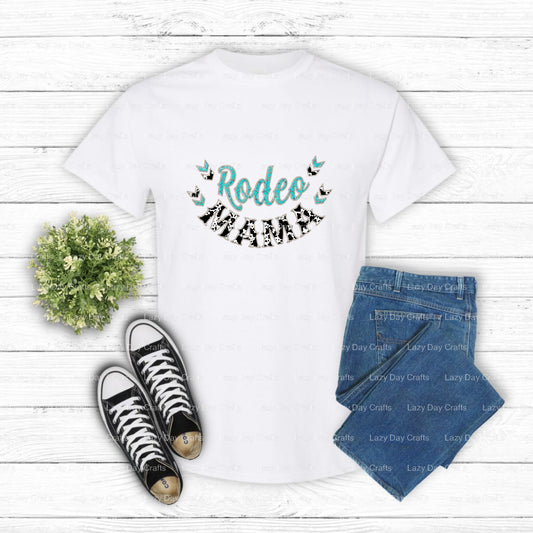 RODEO MAMA – Western DTF Transfer (view 1 of 2) – by Lazy Day Crafts – DTF Transfers – Western, DTF Transfers