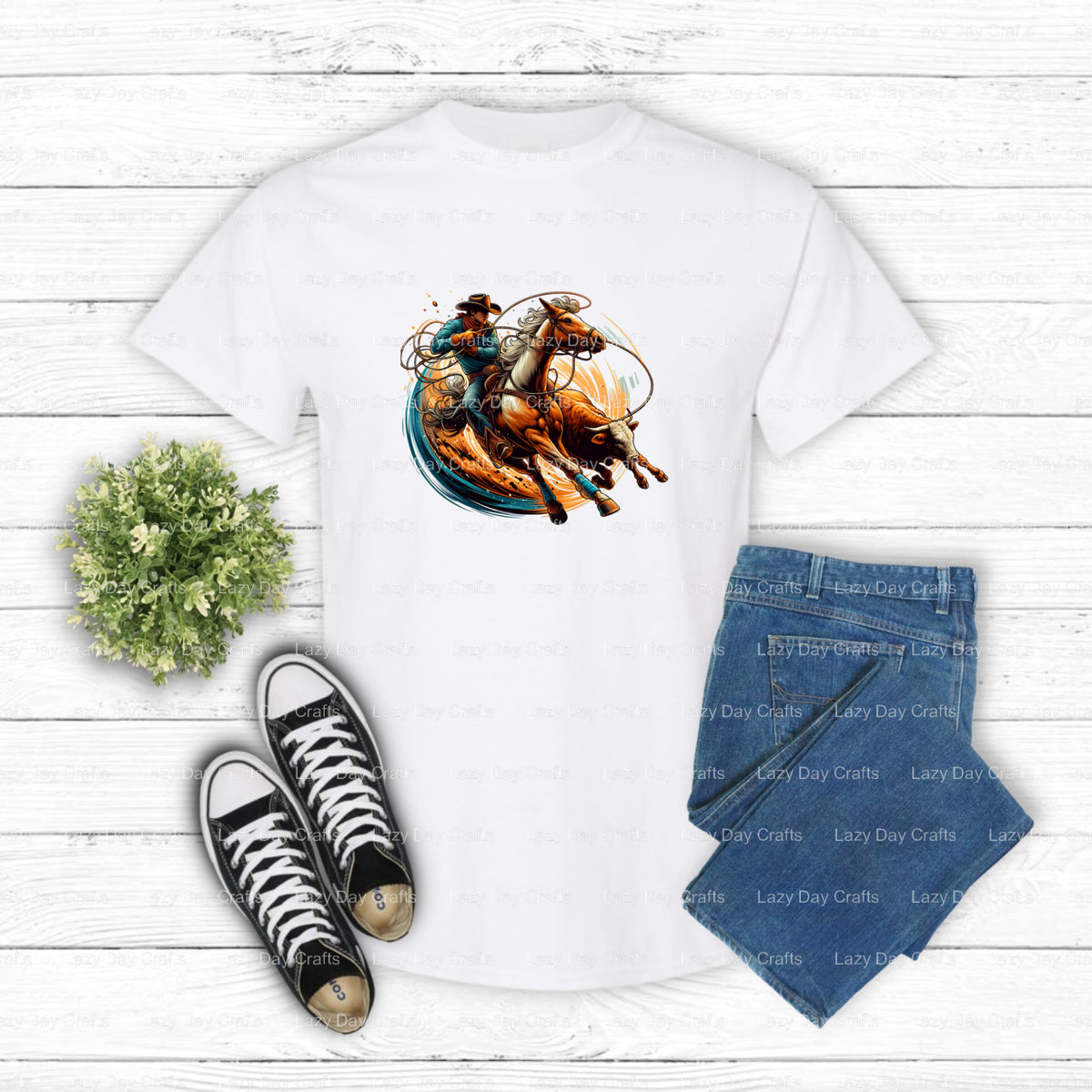 RODEO MOM – Western DTF Transfer (view 2 of 2) – by Lazy Day Crafts – DTF Transfers – DTF Transfers, Western