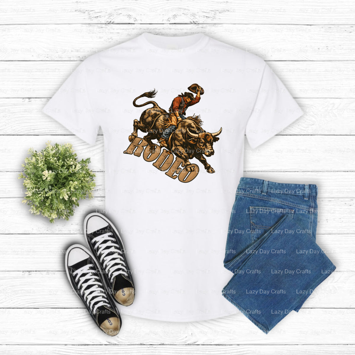 RODEO QUEEN – Western DTF Transfer (view 1 of 2) – by Lazy Day Crafts – DTF Transfers – Western, DTF Transfers