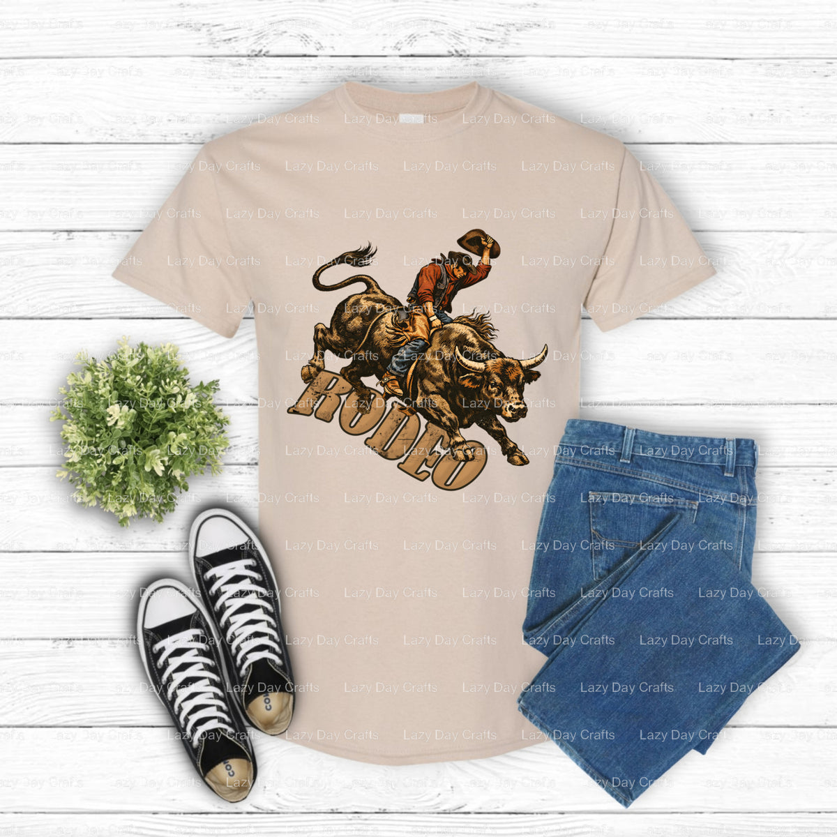 RODEO QUEEN – Western DTF Transfer (view 2 of 2) – by Lazy Day Crafts – DTF Transfers – Western, DTF Transfers