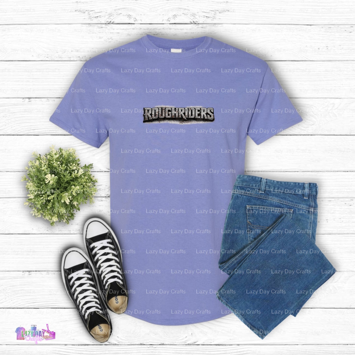 ROUGHRIDERS – Sports DTF Transfer (view 2 of 2) – by Lazy Day Crafts – DTF Transfers – Football, Sports Apparel