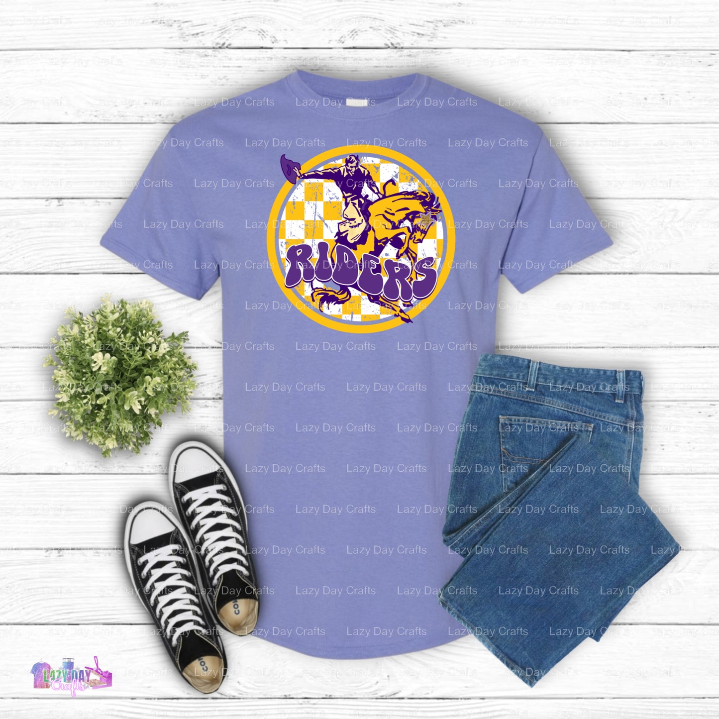 Roughriders Team Mascot – Sports Fan DTF Transfer (view 2 of 2) – by Lazy Day Crafts – DTF Transfers – Sports, Apparel Decor