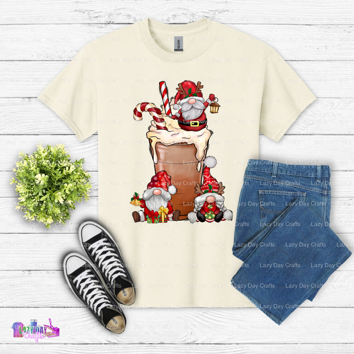 Santa's Favorite Elf – Ready To Press DTF Transfer (view 1 of 2) – by Lazy Day Crafts – DTF Transfers – DTF Transfers, Pre...