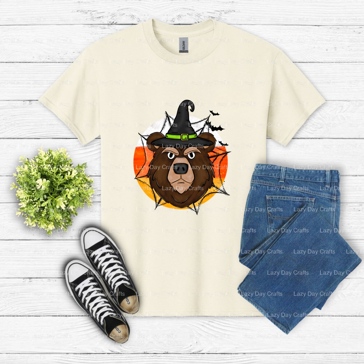 School Mascot Bear #23 Jersey – Ready-to-Press DTF Transfer (view 2 of 2) – by Lazy Day Crafts – DTF Transfers – School Sp...