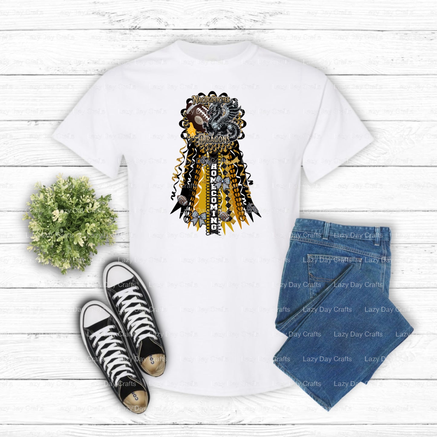 School Mums HOMECOMING – Homecoming DTF Transfer (view 1 of 2) – by Lazy Day Crafts – DTF Transfers – DTF Transfers, custo...