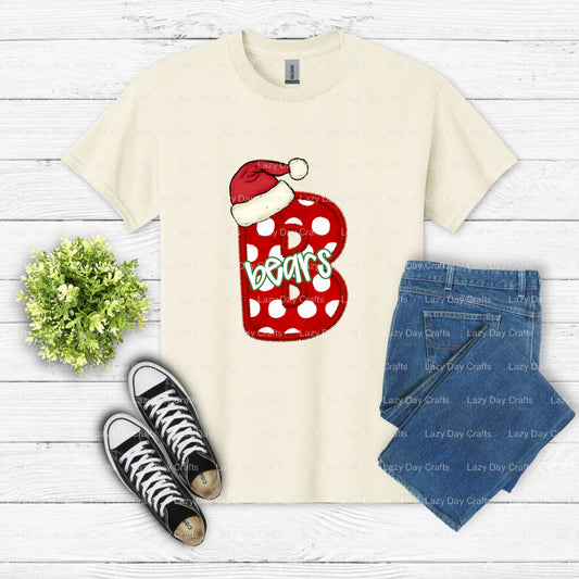School Spirit Bear Mascot – DTF Transfer (view 1 of 2) – by Lazy Day Crafts – DTF Transfers – School Mascot, Apparel Decor...