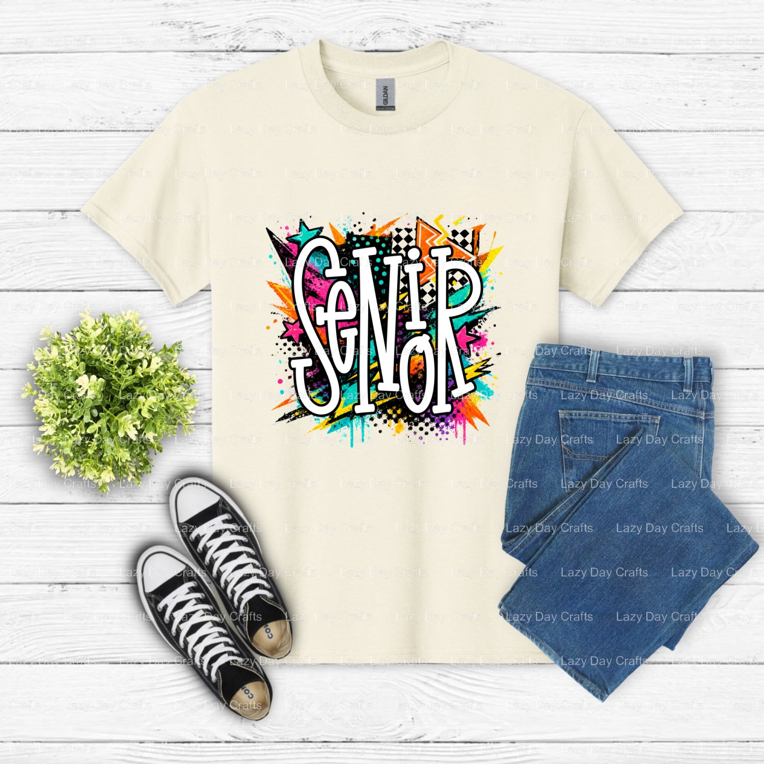 SENIOR 2024 Class Of Graduation – Senior Graduation DTF Transfer (view 2 of 2) – by Lazy Day Crafts – DTF Transfers – DTF...