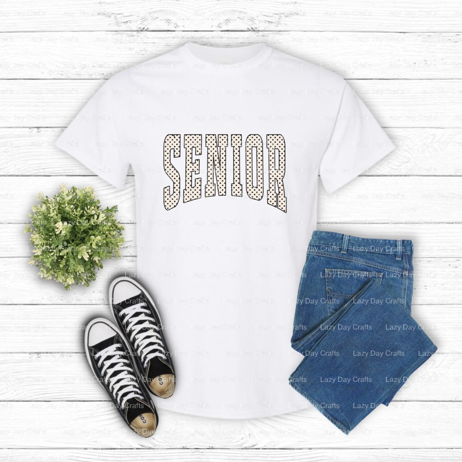 SENIOR 24 – Senior Graduation DTF Transfer (view 1 of 2) – by Lazy Day Crafts – DTF Transfers – DTF Transfers, Premade DTF