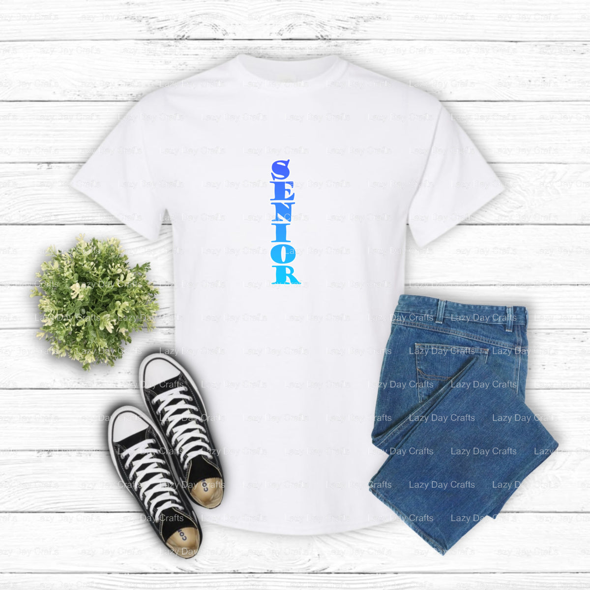 SENIOR – DTF Transfers (view 2 of 2) – by Lazy Day Crafts – DTF Transfers, Premade DTF
