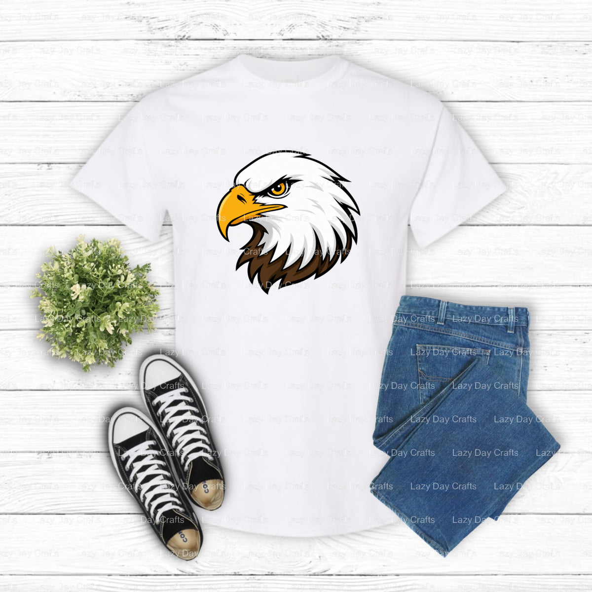 SENIOR Eagle Star – Ready to Press DTF Transfer (view 2 of 2) – by Lazy Day Crafts – DTF Transfers – DTF Transfers, custom...