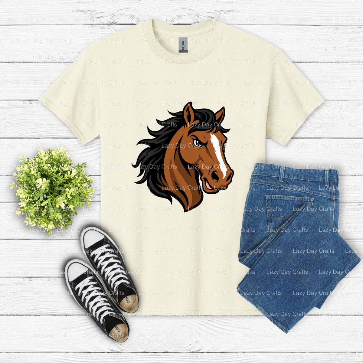 SENIOR Mustang – DTF Transfer (view 2 of 2) – by Lazy Day Crafts – DTF Transfers – DTF Transfers, custom apparel